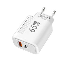 Cargar imagen en el visor de la galería, 65W USB C Charger Fast Charging Mobile Phone Adapter
