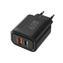 Cargar imagen en el visor de la galería, 65W USB C Charger Fast Charging Mobile Phone Adapter
