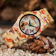 Ladies Wood Watch Women