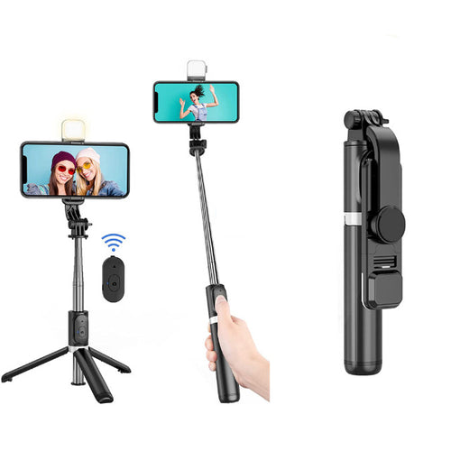 New Wireless Bluetooth selfie stick tripod Bluetooth Foldable