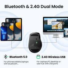 Load image into Gallery viewer, UGREEN Wireless Mouse Bluetooth5.0 Mouse Ergonomic
