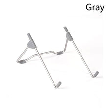 Load image into Gallery viewer, Foldable Adjustable Laptop Stand Office Desk Notebook Tablet Bracket Heat Reduction Holder Mount Aluminum Alloy Cooling Support stands and coolers Marginseye.com
