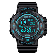 LED Fashion Cool Digital Waterproof Luminous Digital Watch Men