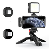 Vlogging Kit Equipment Phone Tripod with 2.4G Wireless Lavalier Microphone for iPhone Android Marginseye.com