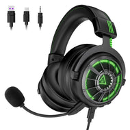 WiredHeadsetGamer7.1SurroundGamingHeadphonesforPCXboxPS4withMicENCCallNoiseCancellingEarphones