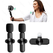 Load image into Gallery viewer, Wireless Lavalier Microphone for iPhone, Android-marginseye.com
