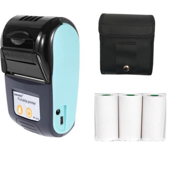 Wireless Mini Thermal Printers Portable Receipt Printer Marginseye.com