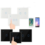 Touch Switch Smart Light Switch Panel Wall interruptor 1/2/3 Gang wifi light Marginseye.com